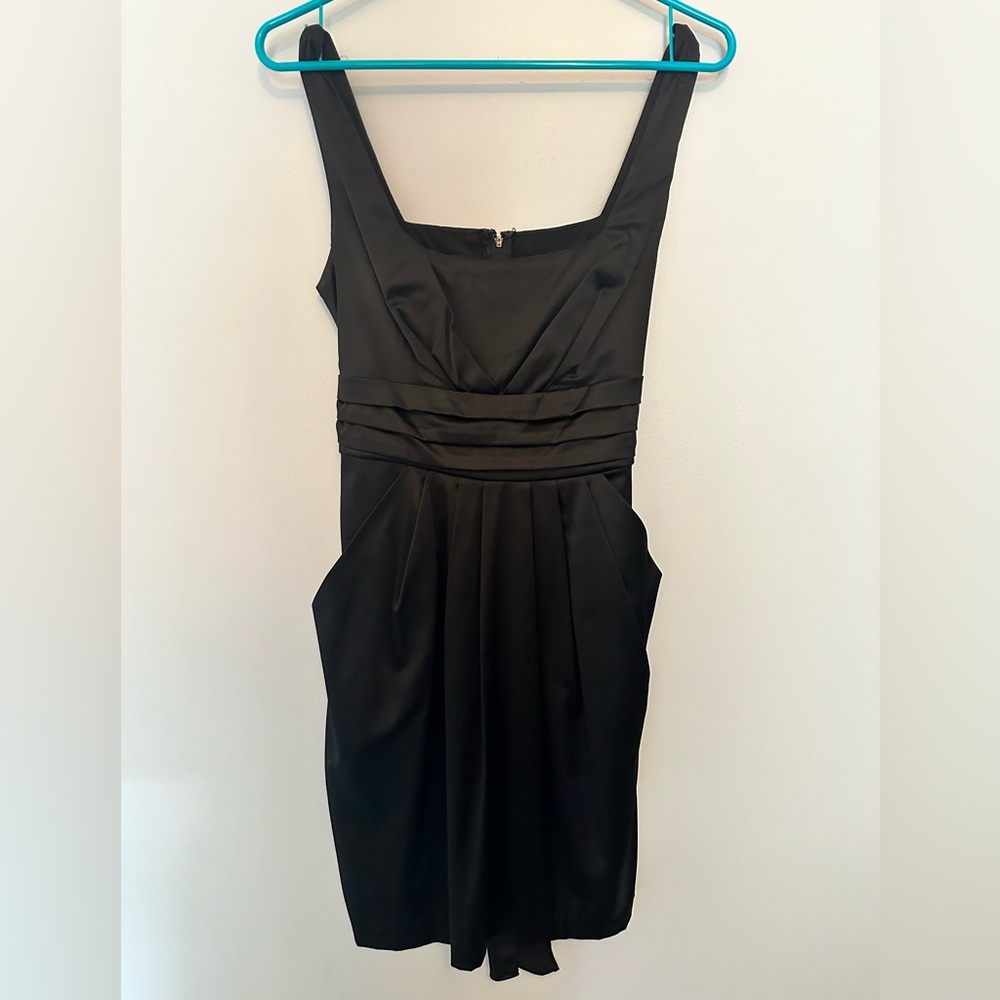 Black Satin Dress size 7